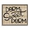 Stupell Industries Sweet Dorm on Plaid Floating Frame Design by Mandy Ford Art + Illustration
